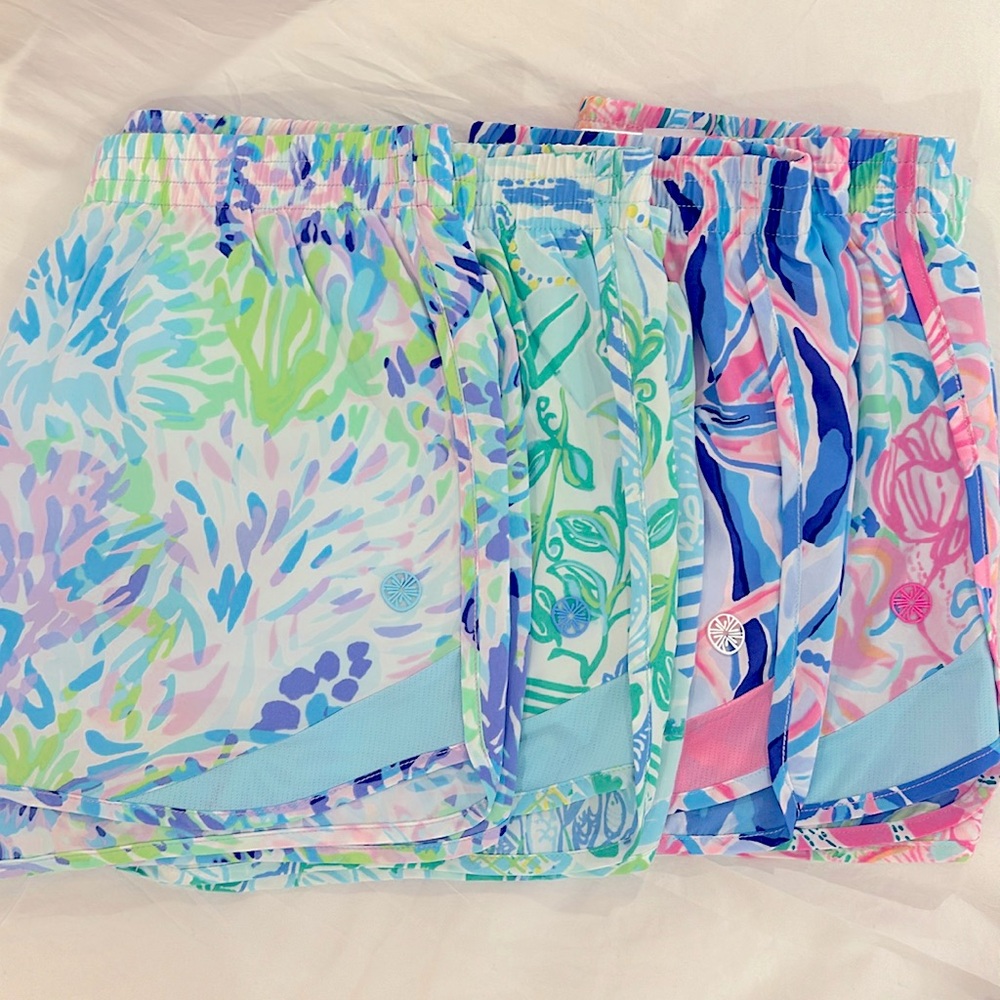 Lilly Pulitzer Ocean Trail Shorts XXS (x4)